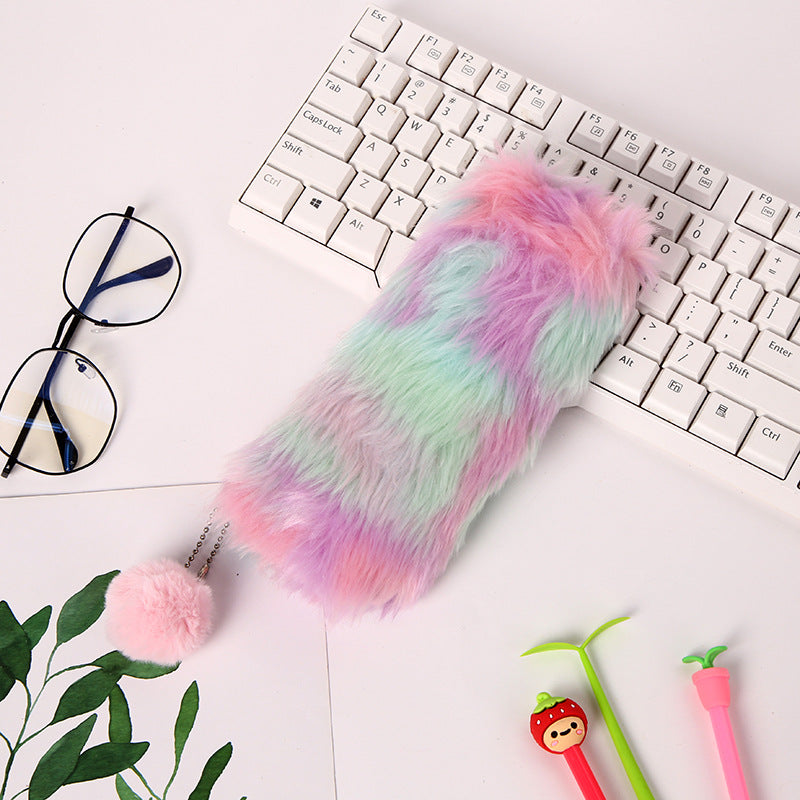 Wholesale Spandex Plush Pencil Case